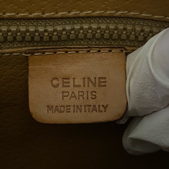 CELINE Vintage Brown Macadam M92 Wristlet/Clutch bag - Picture 10 of 14